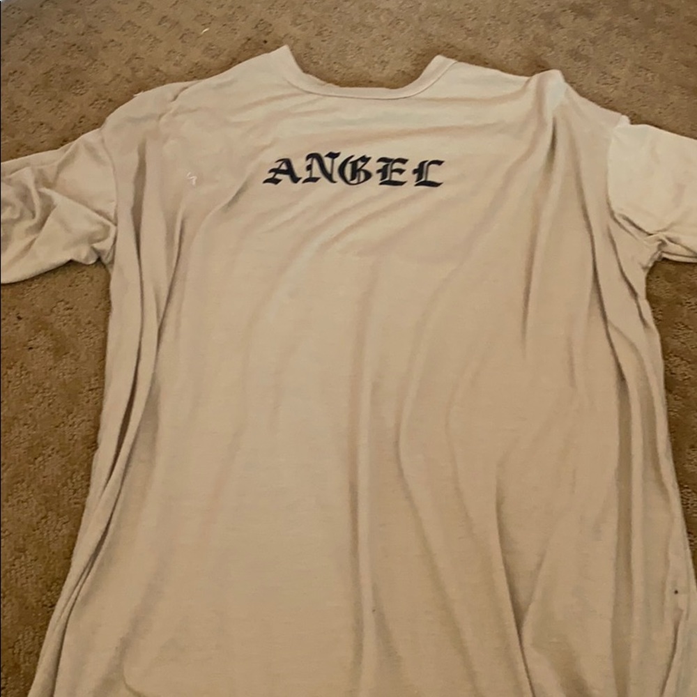 Tan “Angel” T-Shirt Dress